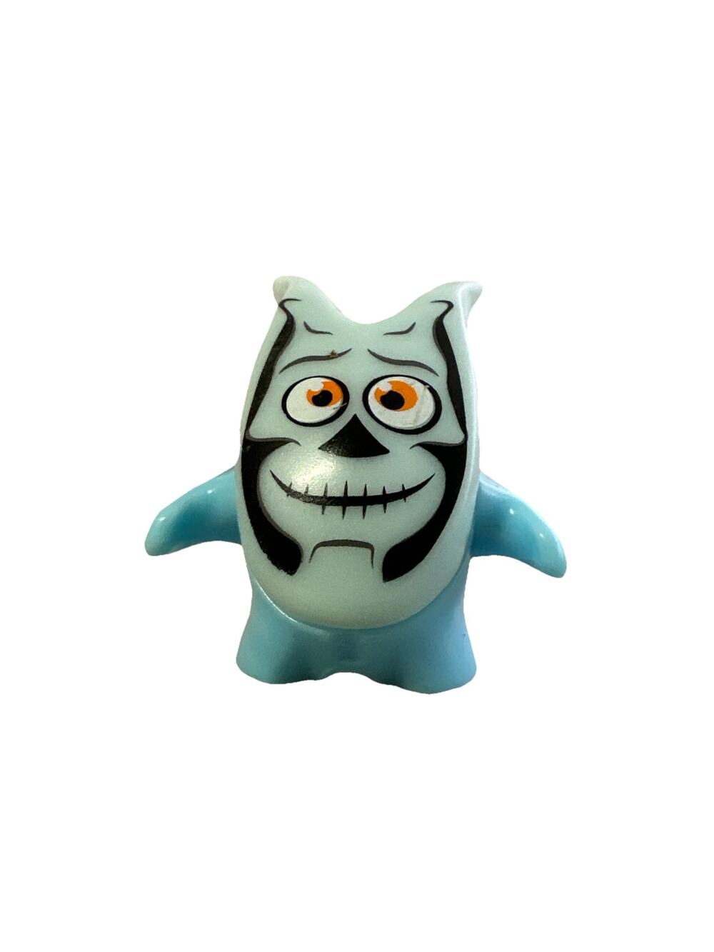 Kinder Joy Mini Monster Figure Halloween Toy Blue Ghost Skull Glow n Dark